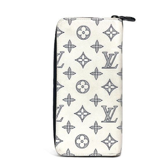 LOUIS VUITTON M83381 Monogram Shadow Zippy Wallet Vertical Long Round Zipper